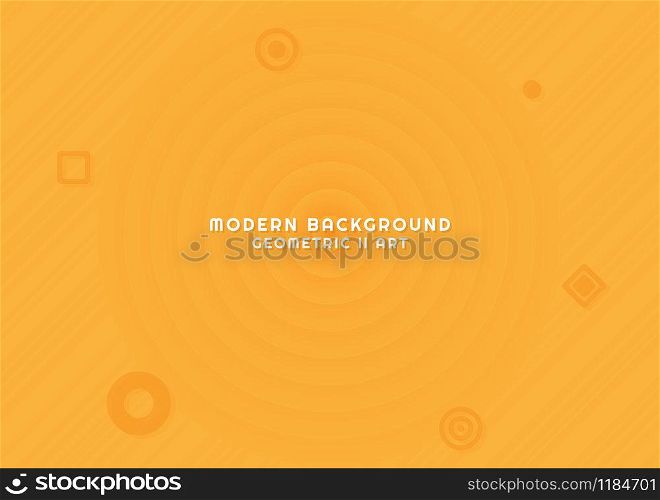 Modern background circle shape pattern wave geometric design art style. vector illustration