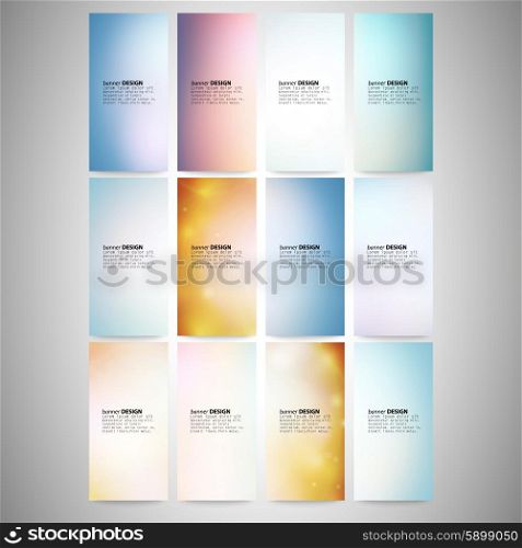 Modern banners, abstract banner design, business design and website templates vector.