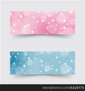 Modern banners with abstract circles and stars.. Modern banners with abstract circles and stars. Vector illustration .