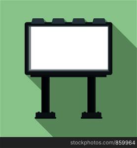Modern billboard icon. Flat illustration of modern billboard vector icon for web design. Modern billboard icon, flat style