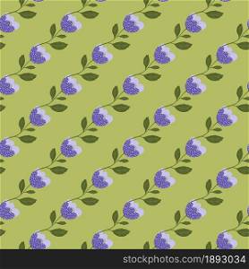 Modern blooming flowers seamless pattern on green background. Floral wallpaper. Beautiful vintage botany texture. Pretty design for fabric, textile print, wrapping, cover. Vector illustration.. Modern blooming flowers seamless pattern on green background.