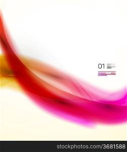 Modern blurred colors design template