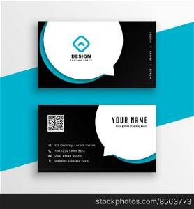 modern business calling visiting card design template