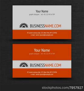 Modern Business Cards Templates Set