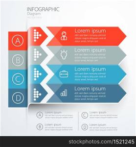Modern business diagram Infographics concept. Vector illustration.
