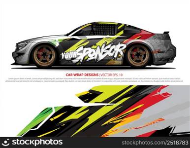 modern camouflage design for race car and truck graphics vinyl wrap