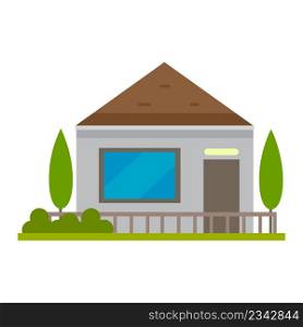 Modern cartoon illustration with house for concept design. Busi≠ss concept. Tree house. Vector illustration. stock ima≥. EPS 10.. Modern cartoon illustration with house for concept design. Busi≠ss concept. Tree house. Vector illustration. stock ima≥. 