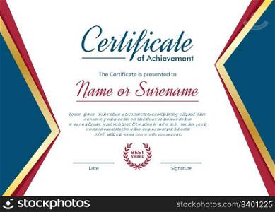 Modern Certificate Design Template