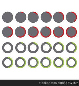 Modern circles loading, great design for any purposes. Speed test. Vector set. Status bar icon. Stock image. EPS 10.. Modern circles loading, great design for any purposes. Speed test. Vector set. Status bar icon. Stock image. 