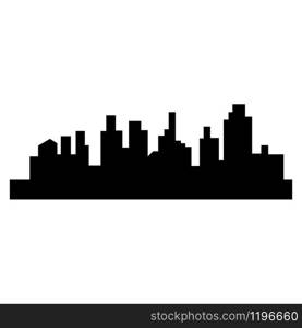 Modern City skyline . city silhouette. vector illustration in flat design