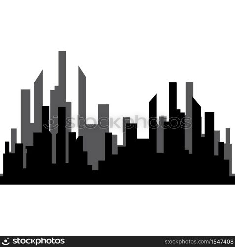 Modern City skyline . city silhouette. vector illustration in flat design