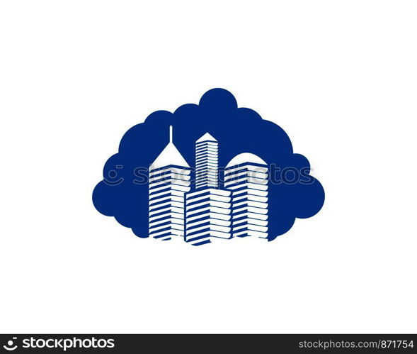 Modern City skyline . city silhouette. vector illustration in flat design