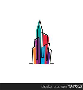 Modern City skyline vector illustration in flat design