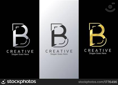Modern Clean Logo Letter B Vector Template Design for Brand Identity