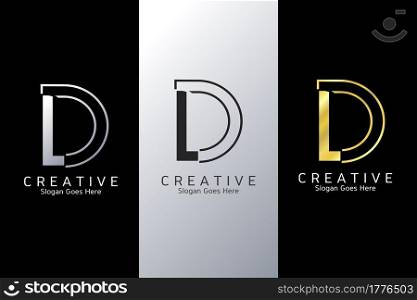 Modern Clean Logo Letter D Vector Template Design for Brand Identity