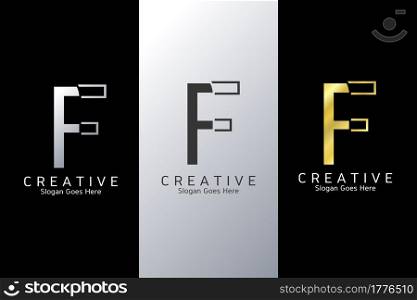 Modern Clean Logo Letter F Vector Template Design for Brand Identity