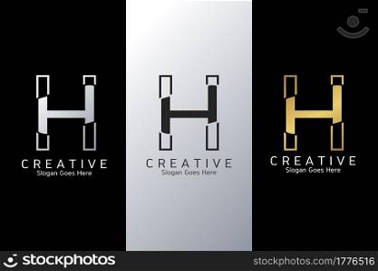 Modern Clean Logo Letter H Vector Template Design for Brand Identity