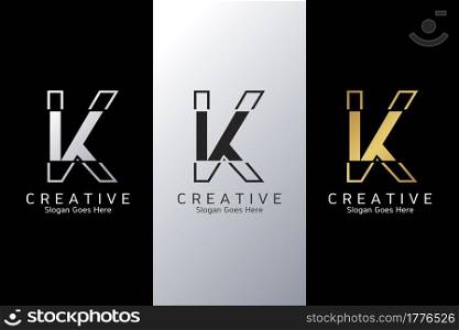 Modern Clean Logo Letter K Vector Template Design for Brand Identity