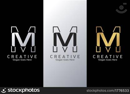 Modern Clean Logo Letter M Vector Template Design for Brand Identity