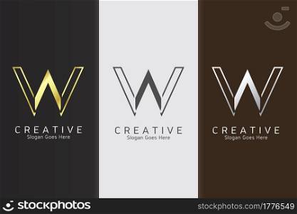 Modern Clean Logo Letter W Vector Template Design for Brand Identity