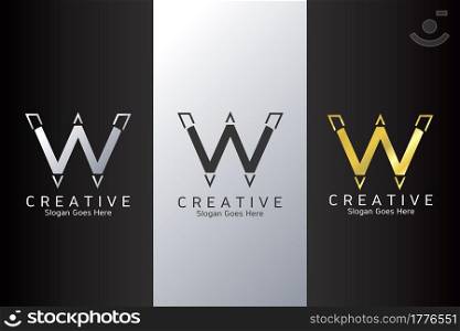 Modern Clean Logo Letter W Vector Template Design for Brand Identity