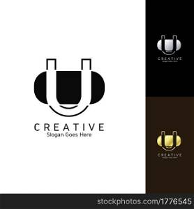 Modern Clean Logo Letter Y Negative Space Vector Template Design for Brand Identity