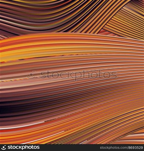 Modern colorful flow poster. Wave Liquid shape in black color background. Art design for your design project