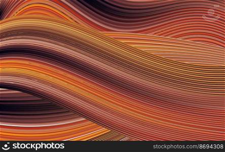 Modern colorful flow poster. Wave Liquid shape in black color background. Art design for your design project
