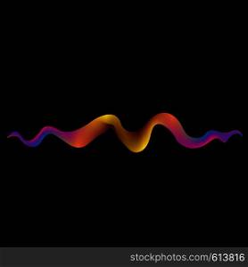 Modern colorful flow wave. Vector liquid shape. Art design for your design.