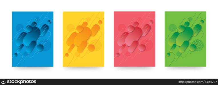 modern colorful gradient trendy template background vector illustration EPS10