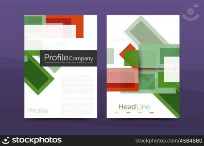 Modern colorful line composition designs. Modern colorful line composition design. Abstract background set