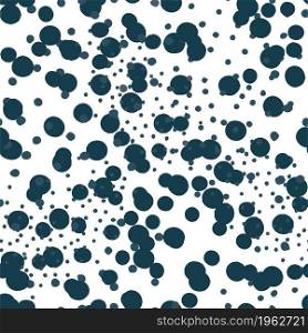 Modern contemporary abstract print with dots and circles, seamless pattern for background or print. Geometric and minimalist texture, wallpaper or fashionable wrappings. Vector in flat style. Abstract background with dots or circles vector