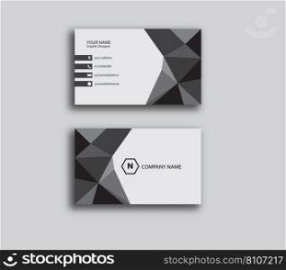 Modern corporate business card template Royalty Free Vector