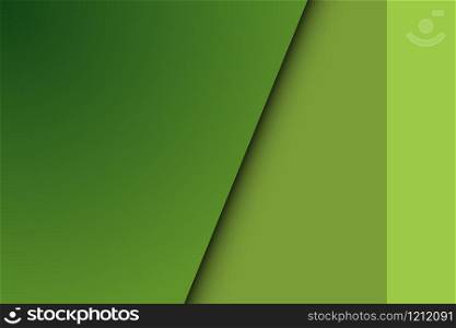 Modern cover design with green background flat christmastree