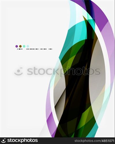 Modern creative curve background with copy space. Modern creative curve background with copy space. Vector template background for workflow layout, diagram, number options or web design