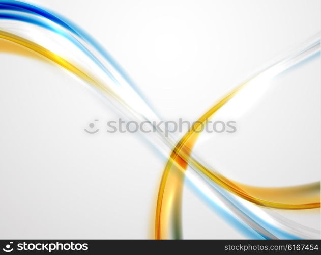 Modern curve stripes template, corporate business background