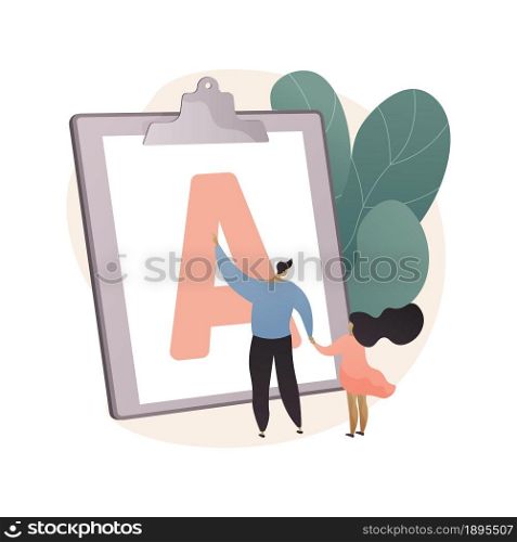 Modern dads abstract concept vector illustration. Stay-at-home father, house super good dad, involve in childrens live, together with kids, active family, spending time playing abstract metaphor.. Modern dads abstract concept vector illustration.