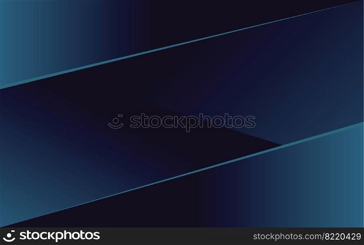 Modern dark blue overlap abstract background with shiny lines layers. Texture with light blue triangle element decoration. Vector illustration for modern presentation background