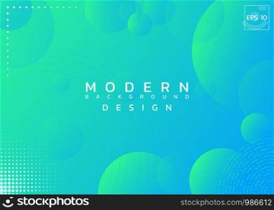Modern design baclground circle abstract style colorful backdrop with halfetone. vector illustration