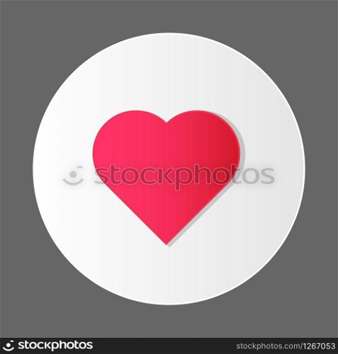 modern design heart icon love concept vector illustration