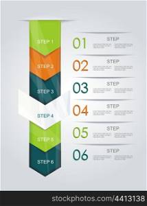 Modern Design Minimal style infographic template.Can be used for infographics, pointers, numbered banners, website design.