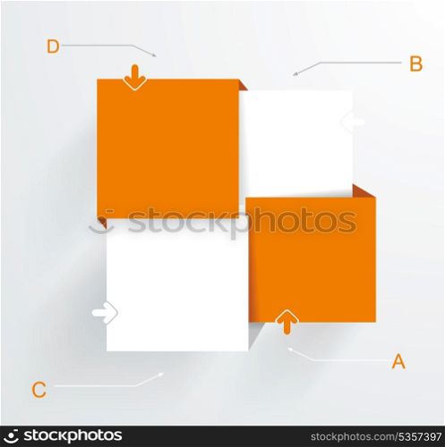 Modern Design template. Can be used for infographics, numbered banners, info panels, step lines.