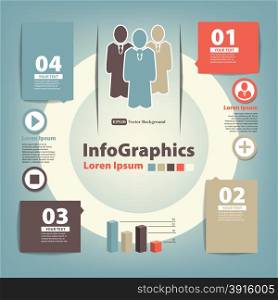 Modern Design template for infographics