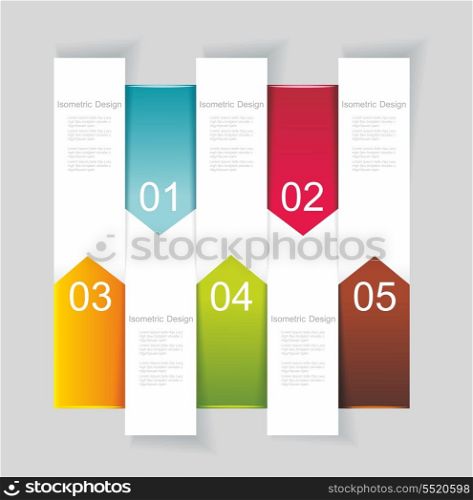 Modern Design template vertical banners. Can be used for workflow layout; diagram; number options; step up options; web design; banner template; infographic.