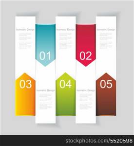 Modern Design template vertical banners. Can be used for workflow layout; diagram; number options; step up options; web design; banner template; infographic.