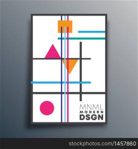 Modern design with geometric shapes for wallpaper, flyer, poster, brochure cover, typography, or other printing products. Vector illustration.. Modern design with geometric shapes for wallpaper, flyer, poster, brochure cover, typography, or other printing products. Vector illustration