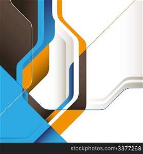Modern designed conceptual graphic with abstraction