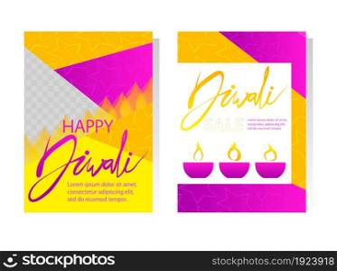 Modern Diwali design for presentations templates with space for photo background. Annual report, leaflet, book, poster, flyer, brochure, cover design. Corporate advertising graphic design.