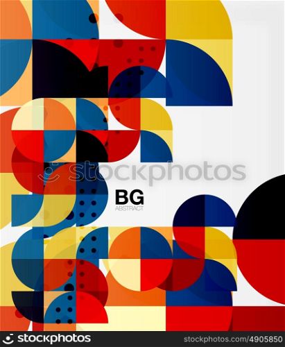 Modern elegant geometric circles abstract background. Modern elegant geometric circles abstract background. Vector template background for workflow layout, diagram, number options or web design