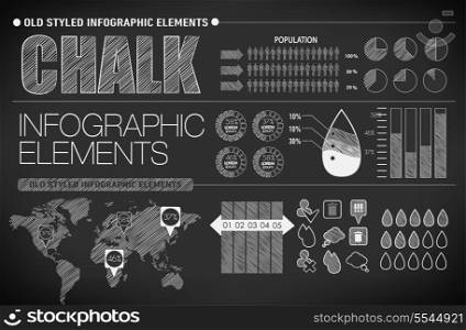 Modern elements of info graphics. World Map / Information Graphics/abstract modern bubble